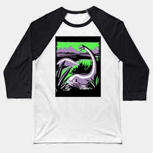 Dreadnoughtus Pop art Baseball T-Shirt